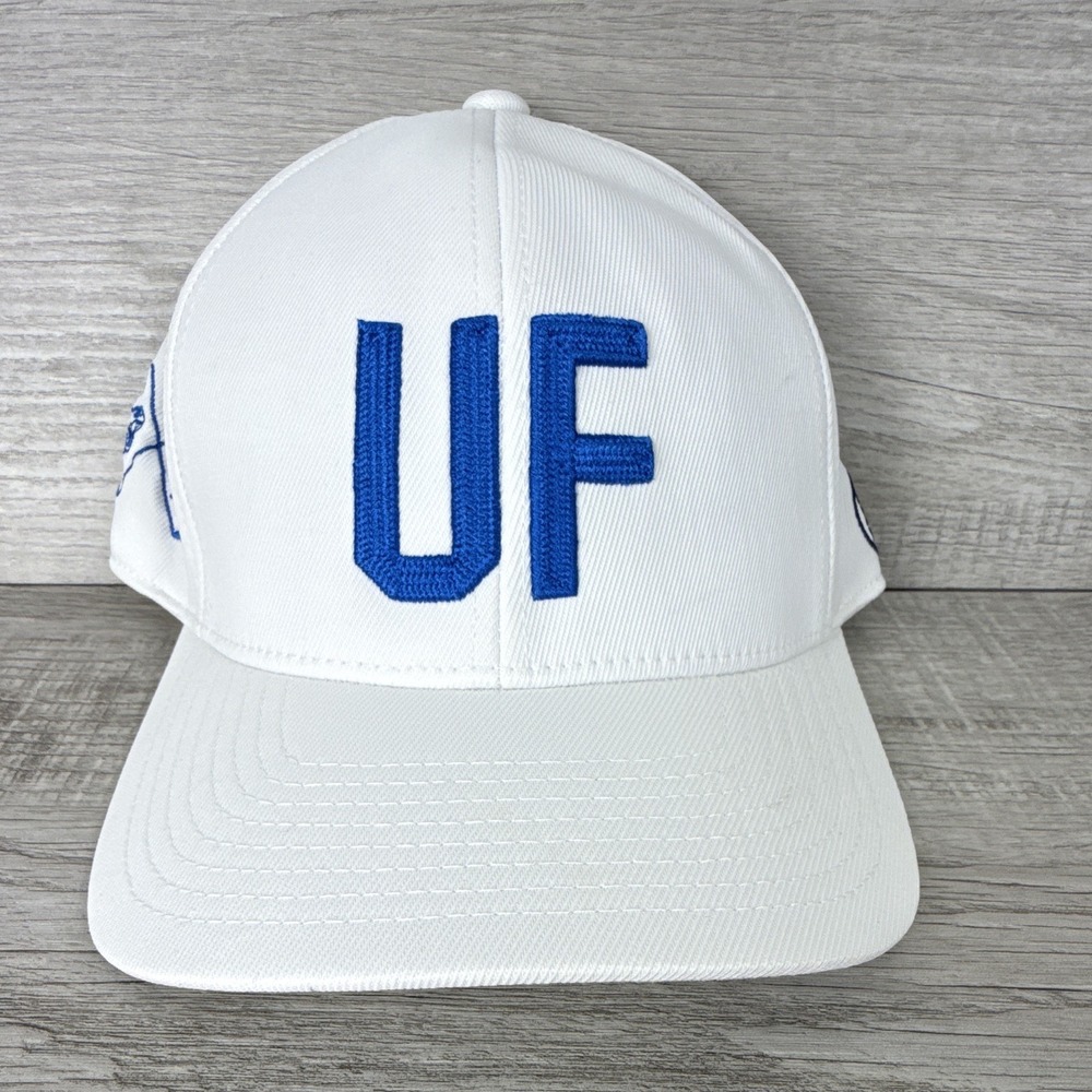 G/FORE UF Florida Gators FSU Seminoles Golf Hat White Flexfit 110 Rivalry Mens